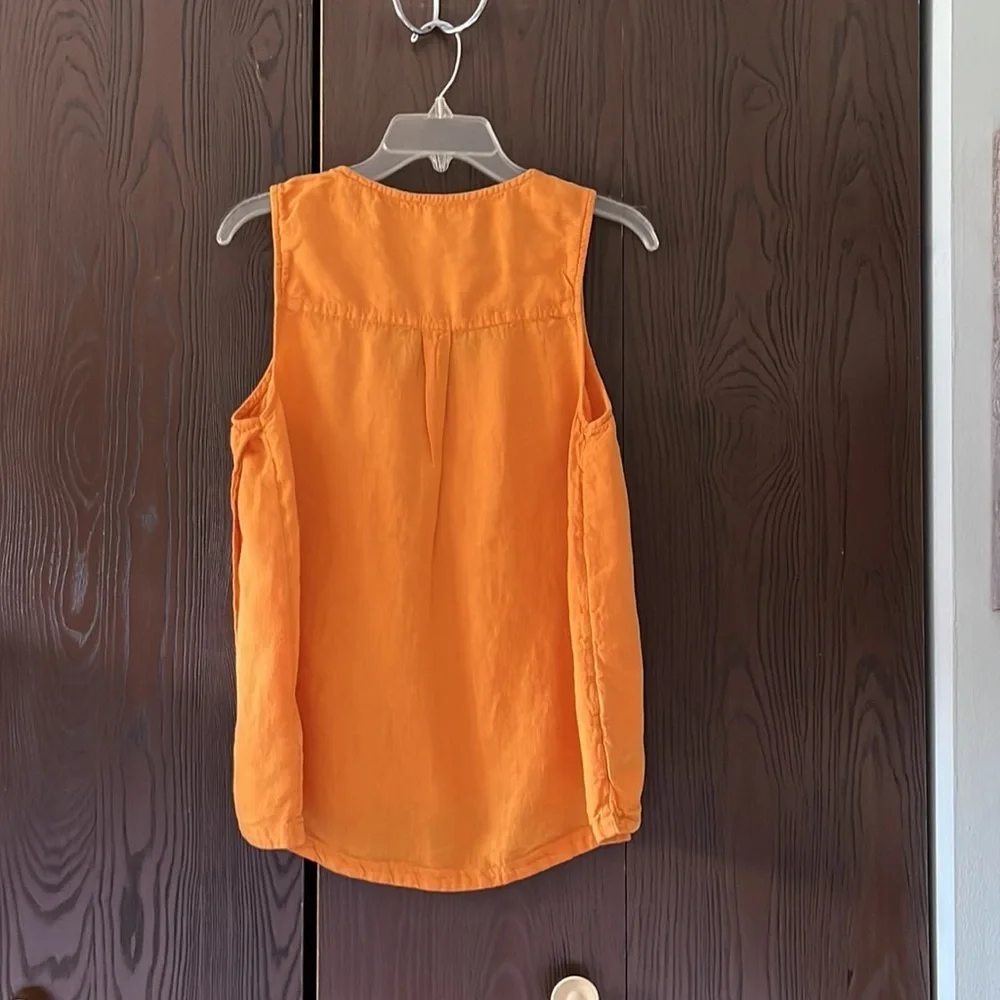 Sigrid Olsen 100% linen, tank top size Large - Picture 5 of 7